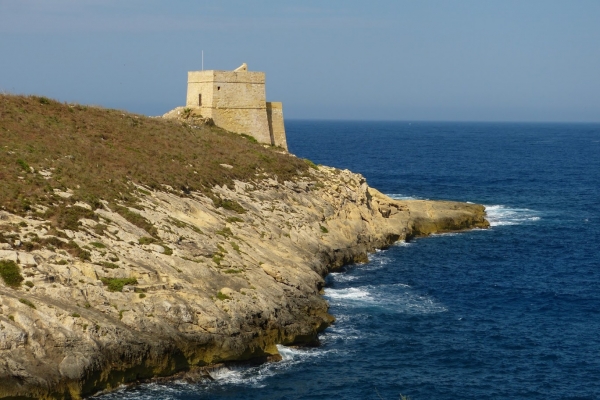 Zdjęcie z Malty - średniowieczna Wieża Xlendi Tower