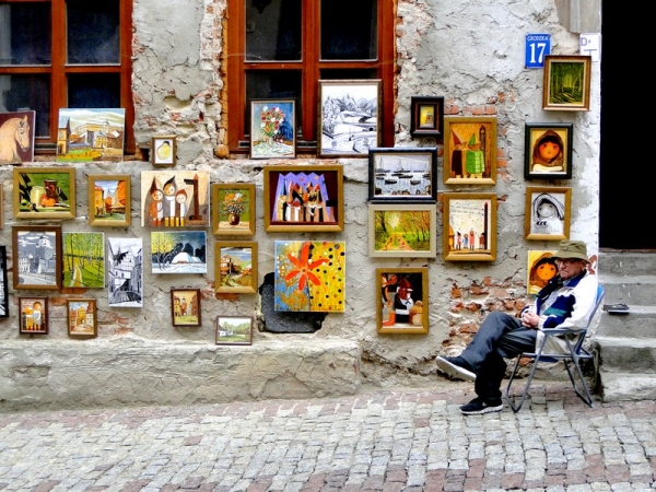 Zdjęcie z Polski - Galeria uliczna na Grodzkiej.