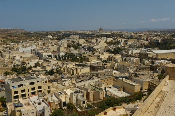 Zdjęcie z Malty - widoczki na Rabat (Victorię) i okolicę