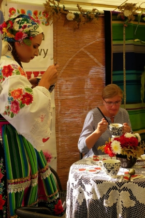 Zdjęcie z Polski - wszyscy siorbią i próbują co dają...:) 