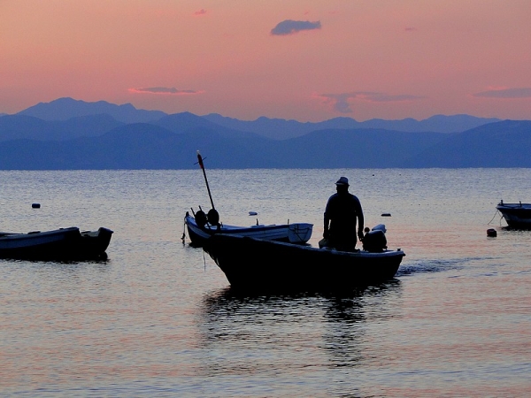 Zdjęcie z Grecji - Świt na Korfu.