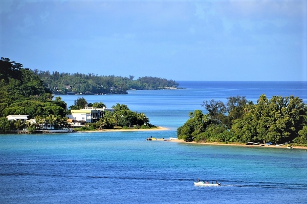Zdjęcie z Vanuatu - Przesmyk pomiedzy wyspami Ifira i Efate
