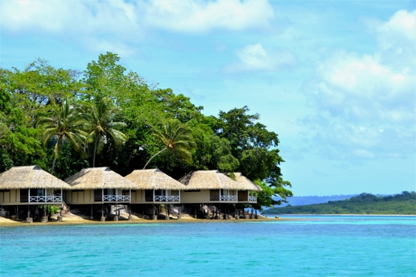 Zdjęcie z Vanuatu - Hotel na wyspie Iririki