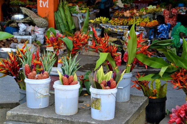 Zdjęcie z Vanuatu - Uliczna kwiaciarnia