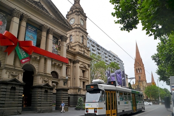 Zdjęcie z Australii - Melbourne w przedswiatecznym wystroju