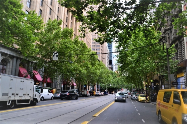 Zdjęcie z Australii - Typowa ulica centrum Melbourne