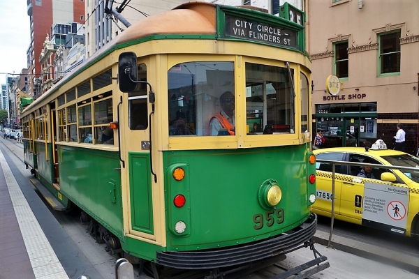 Zdjęcie z Australii - Tramwaj City Circle. Przejechalismy sie nim wokol City