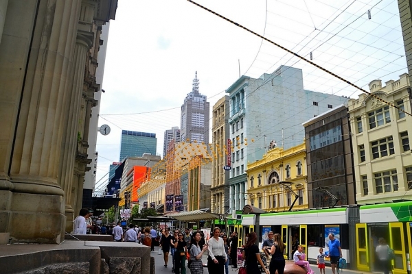Zdjęcie z Australii - Melbourne w przedswiatecznym wystroju