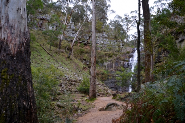Zdjęcie z Australii - Wodospad Silverbend Falls - trudno nam bylo go rozpoznac
