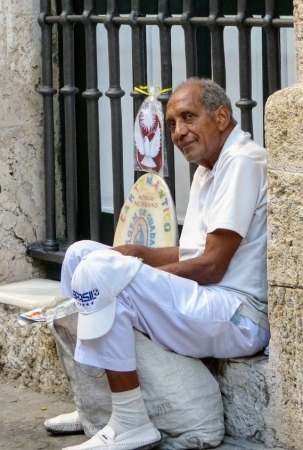 Zdjęcie z Kuby - ludzie Havany...