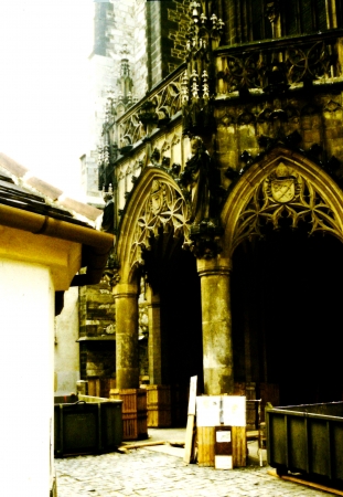 Zdjęcie z Francji - detale katedry