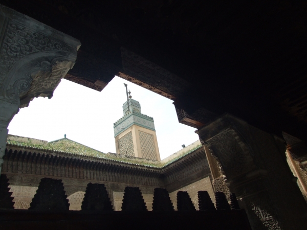 Zdjęcie z Maroka - z medresy na minaret