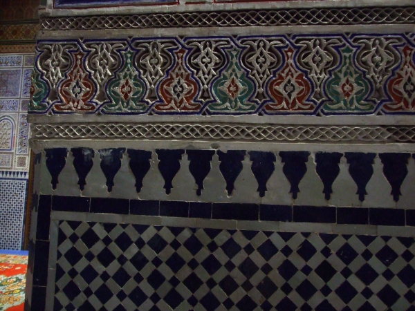 Zdjęcie z Maroka - ceramiczne zdobienia