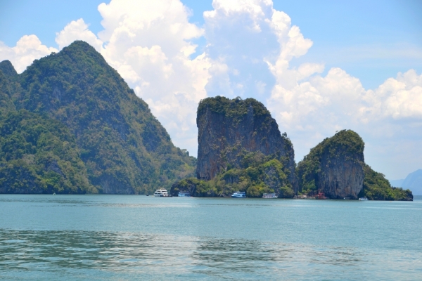 Zdjęcie z Tajlandii - Plyniemy do wyspy Koh Tapu znanej jako James Bond Island