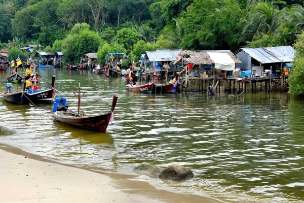 Zdjęcie z Tajlandii - Ujscie rzeki w Patong