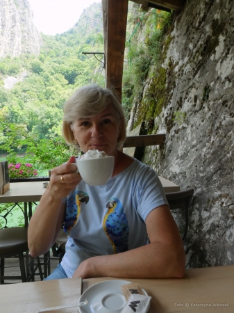 Zdjęcie z Macedonii - Kawa wypita w takiej scenerii smakuje podwójnie :)