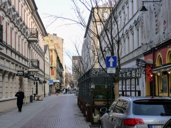 Zdjęcie z Polski - bardzo klimatyczne zakątki na tzw. łódzkich Woonerf