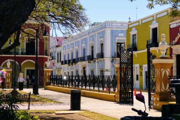 Zdjęcie z Meksyku - bardzo kolorowe Campeche