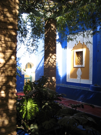 Zdjęcie z Maroka - w ogrodzie Majorelle