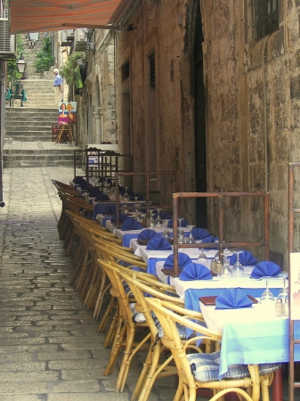 Zdjęcie z Chorwacji - dubrovnicka kawiarenka