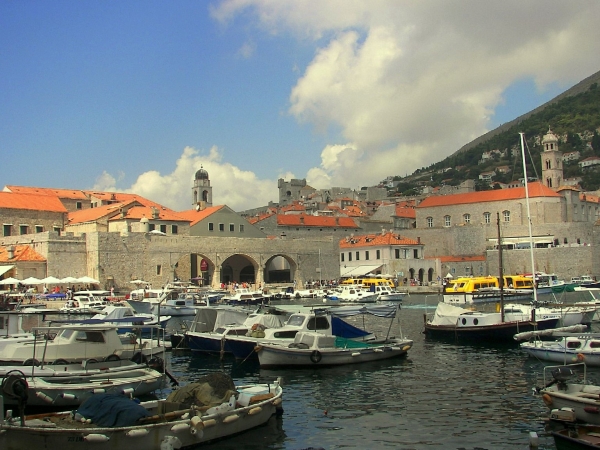 Zdjęcie z Chorwacji - port w starym mieście