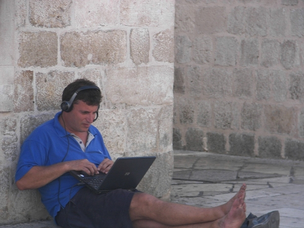 Zdjęcie z Chorwacji - dubrovnicki internauta  