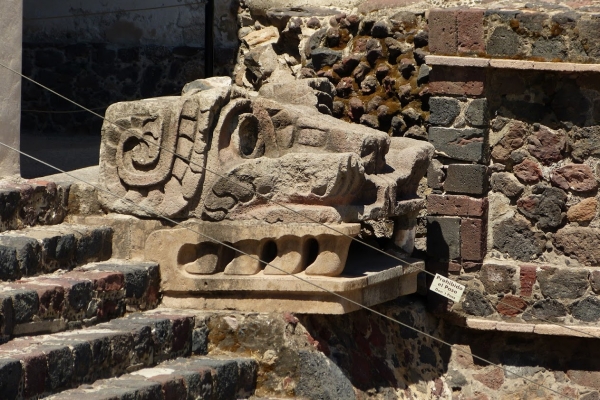 Zdjęcie z Meksyku - detale Teotihuacan