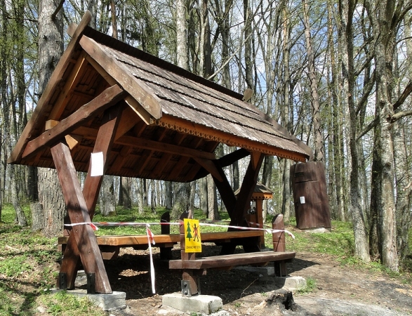 Zdjęcie z Polski - Jest na skraju lasu całkiem przyjemna wiatka, ale... 
