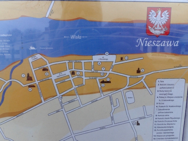 Zdjęcie z Polski - W pobliżu zauważamy gablotę z mapą, pomocną w orientacji co i gdzie :)