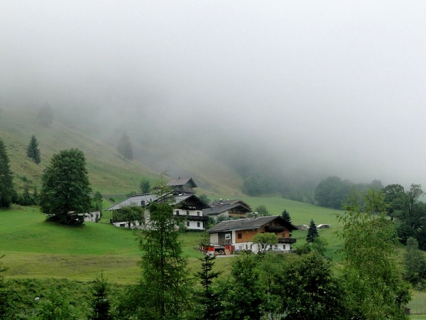 Zdjęcie z Austrii - Widok z naszego okna z samego rana.