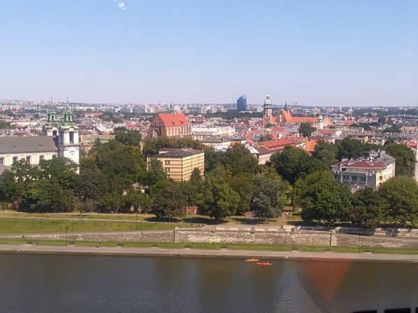 Zdjęcie z Polski - Kraków prawie z lotu ptaka...