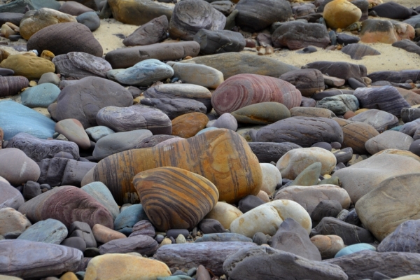 Zdjęcie z Australii - Kolorowe kamienie na Hallett Cove Beach