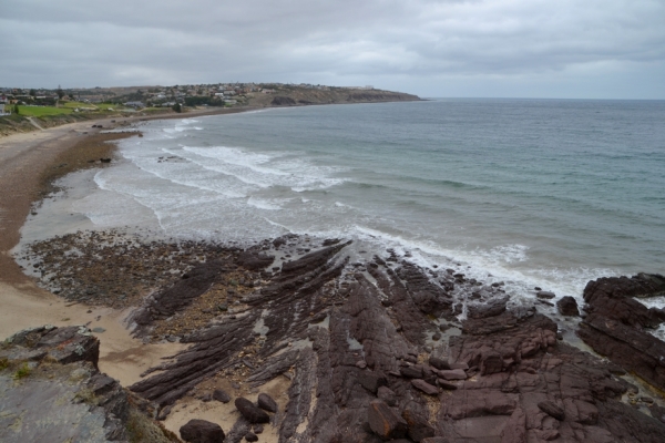 Zdjęcie z Australii - Zatoka Hallett Cove widziana ze szczytu klifu Black Point