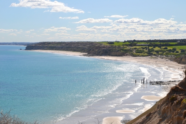 Zdjęcie z Australii - Rzut oka na plaze Pt. Willunga od strony Aldingi