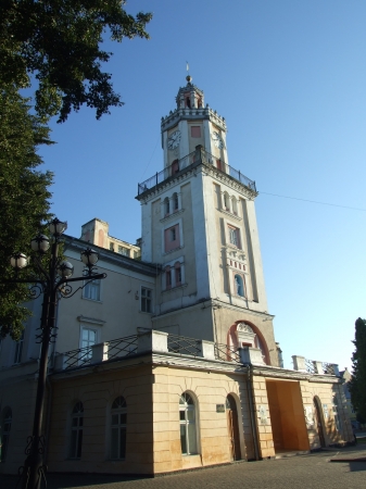 Zdjęcie z Polski - ratusz w Samborze