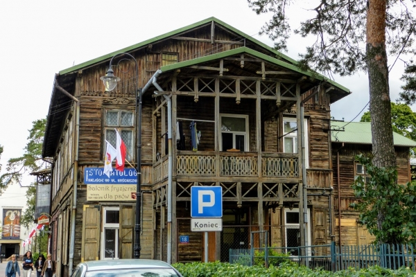 Zdjęcie z Polski - oczywiście będąc w Otwocku Wielkim nie mogliśmy sobie odmówić przyjemności 