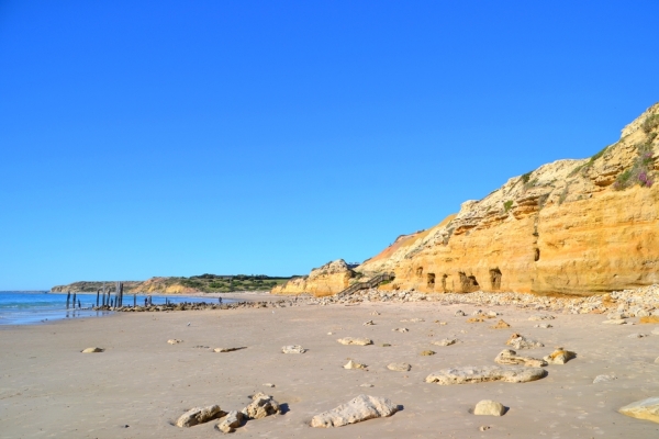 Zdjęcie z Australii - Widok z plazy Aldinga na plaze Willunga