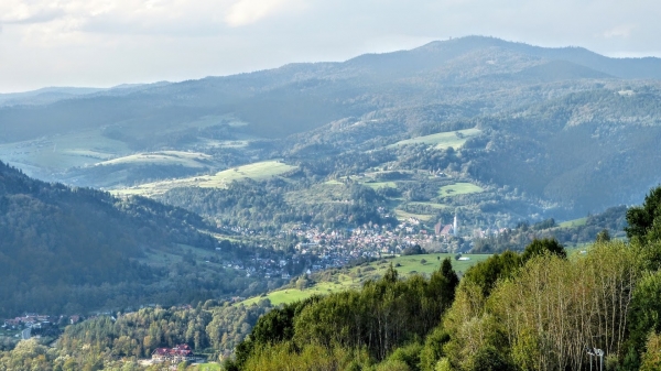 Zdjęcie z Polski - w dole : Krościenko nad Dunajcem