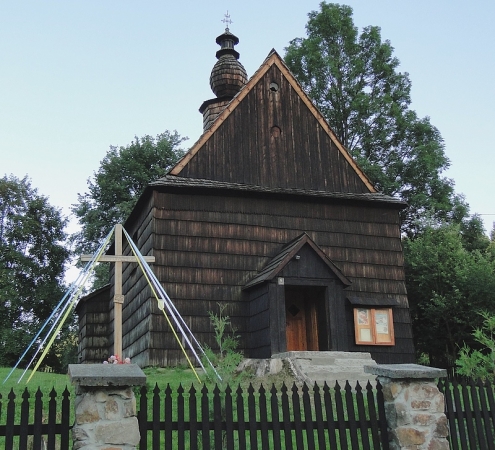 Zdjęcie z Polski - Z Równi wróciliśmy na główną drogę prowadzącą do Ustrzyk Górnych.