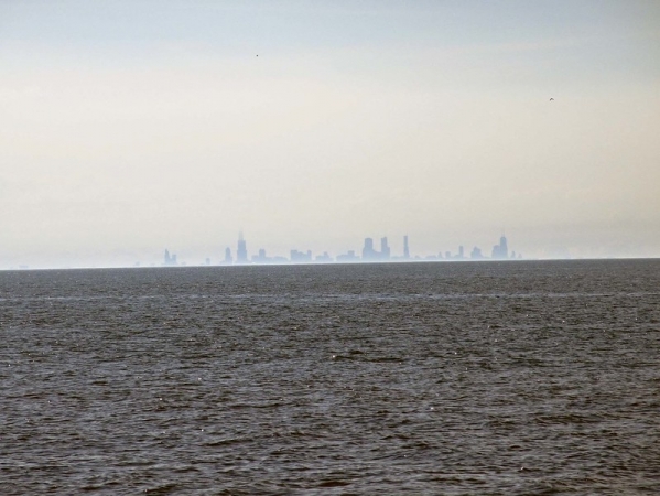 Zdjęcie ze Stanów Zjednoczonych - Chicago, Illinois można było dostrzec z parku Indiana Dunes National Park