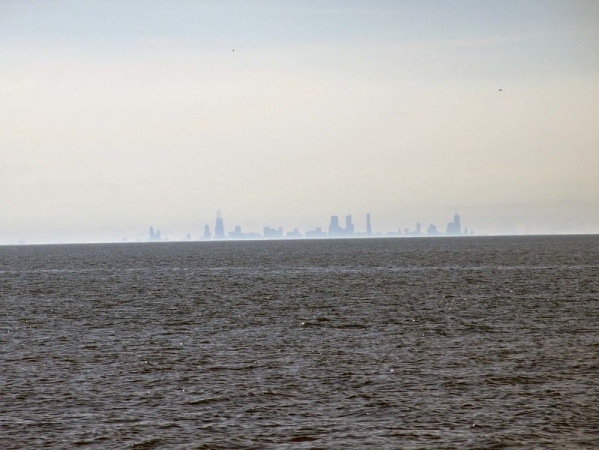 Zdjęcie ze Stanów Zjednoczonych - Chicago, Illinois można było dostrzec z parku Indiana Dunes National Park