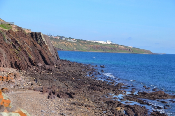 Zdjęcie z Australii - Za czarnym klifem zatoka Hallett Cove