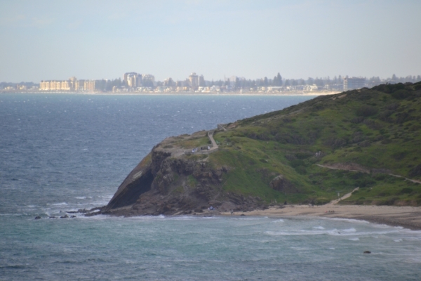 Zdjęcie z Australii - Zatoka i plaza Hallett Cove, czarny klif Black Point