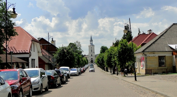 Zdjęcie z Polski - Główna supraska ulica latem...
