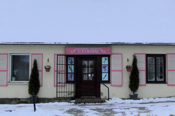 Zdjęcie z Polski - Wejście do Elwirki w zimowej scenerii.