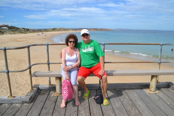 Zdjęcie z Australii - Z mama na molo w Port Noarlunga