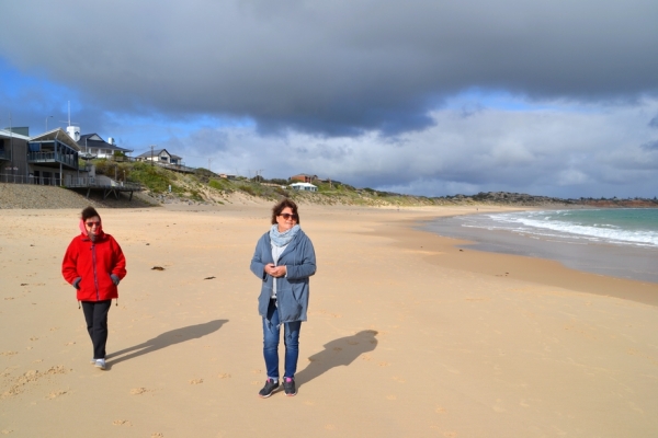 Zdjęcie z Australii - Pozegnalna wizyta naszych gosci na plazy Noarlunga Beach