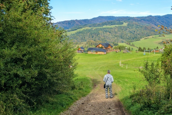Zdjęcie z Polski - schodzimy w stronę Bacówki