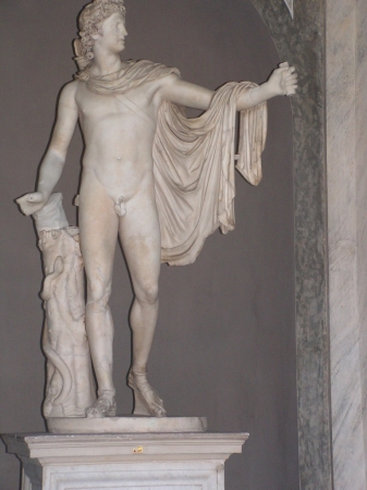 Zdjęcie z Włoch - Apollo - marmurowy posąg