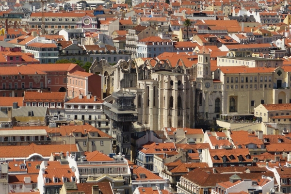 Zdjęcie z Portugalii - i na Klasztor Karmelitów(Convento do Carmo)